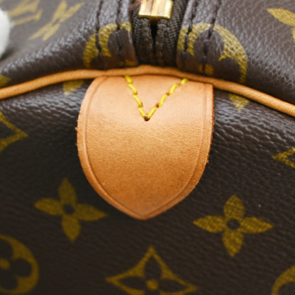 Louis Vuitton Keepall Monogram Canvas, Brown, Canvas, Handbag
