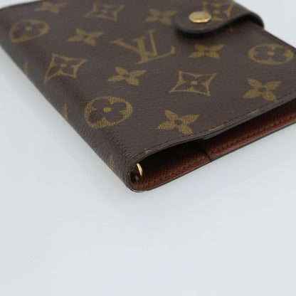Louis Vuitton Agenda Cover Monogram Canvas, Brown, Canvas, Wallet