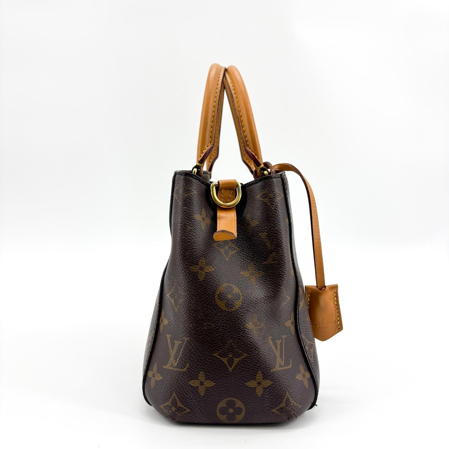 Louis Vuitton Montaigne Monogram Canvas, Brown, Canvas, Handbag