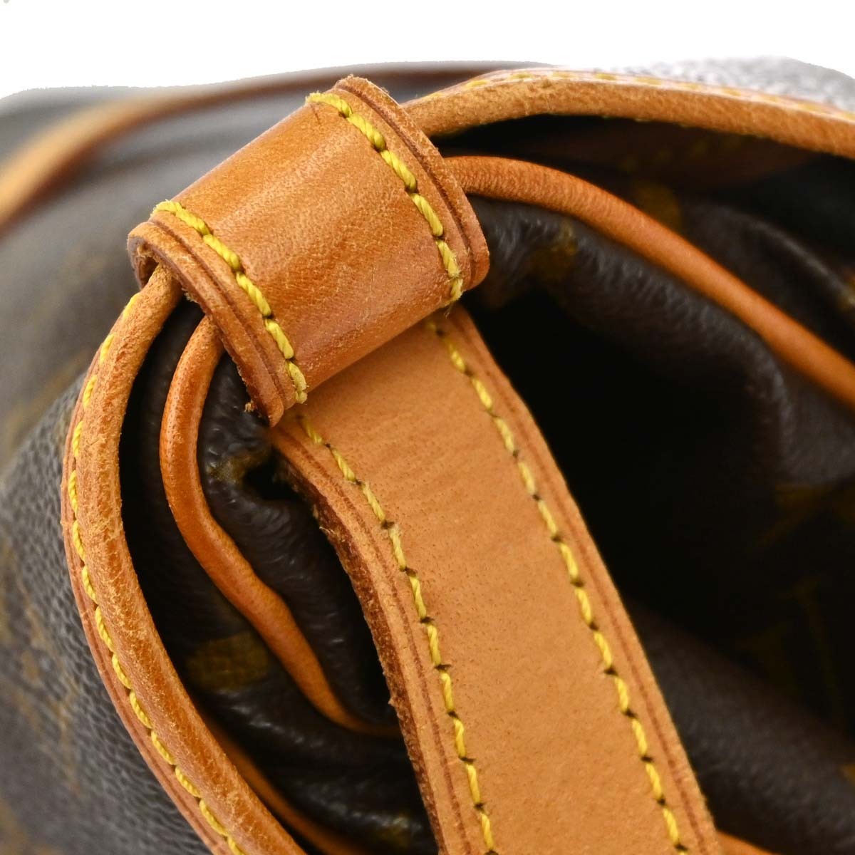 Louis Vuitton Saumur Monogram Canvas, Brown, Canvas, Shoulder Bag