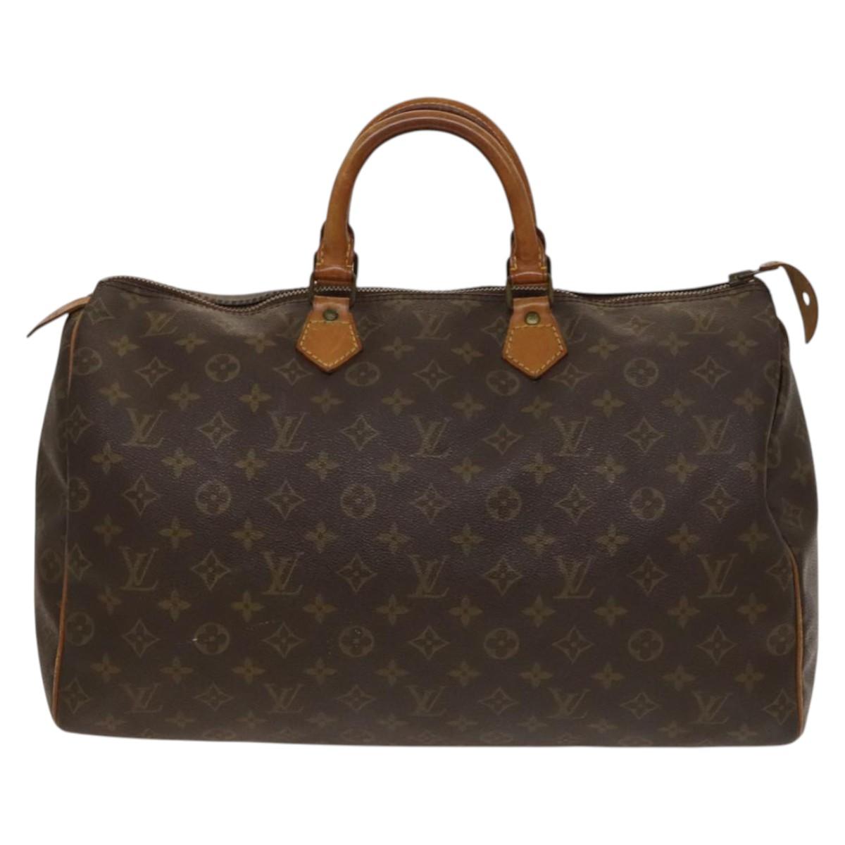Louis Vuitton Speedy Bandouliere Bag Monogram Canvas, BROWN, CANVAS, Handbag