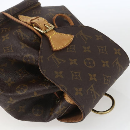 Louis Vuitton Vintage Montsouris Monogram Canvas, Brown, Canvas, Backpack