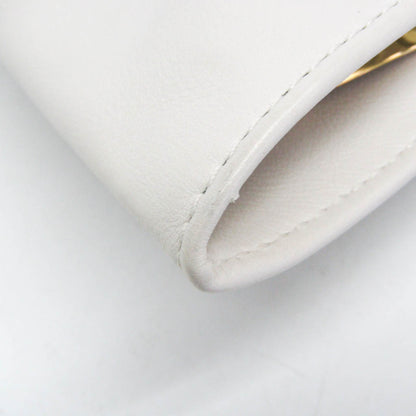 Bottega Veneta BV Twist Leather, White, Leather, Handbag