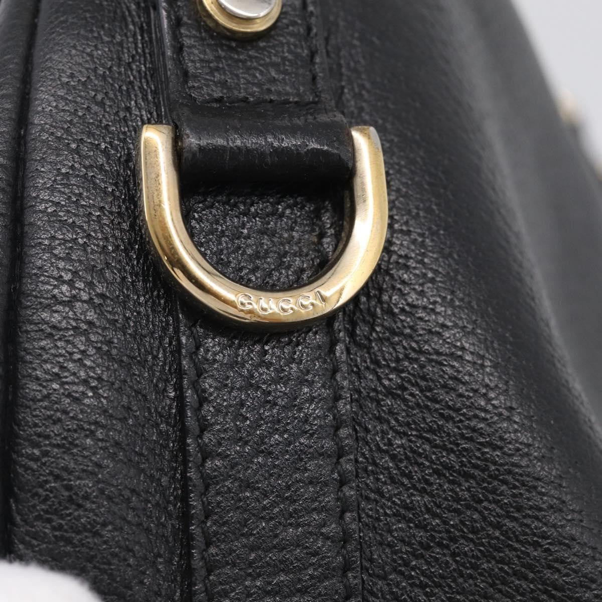 Gucci Abbey Leather, Black, Leather, Shoulder Bag