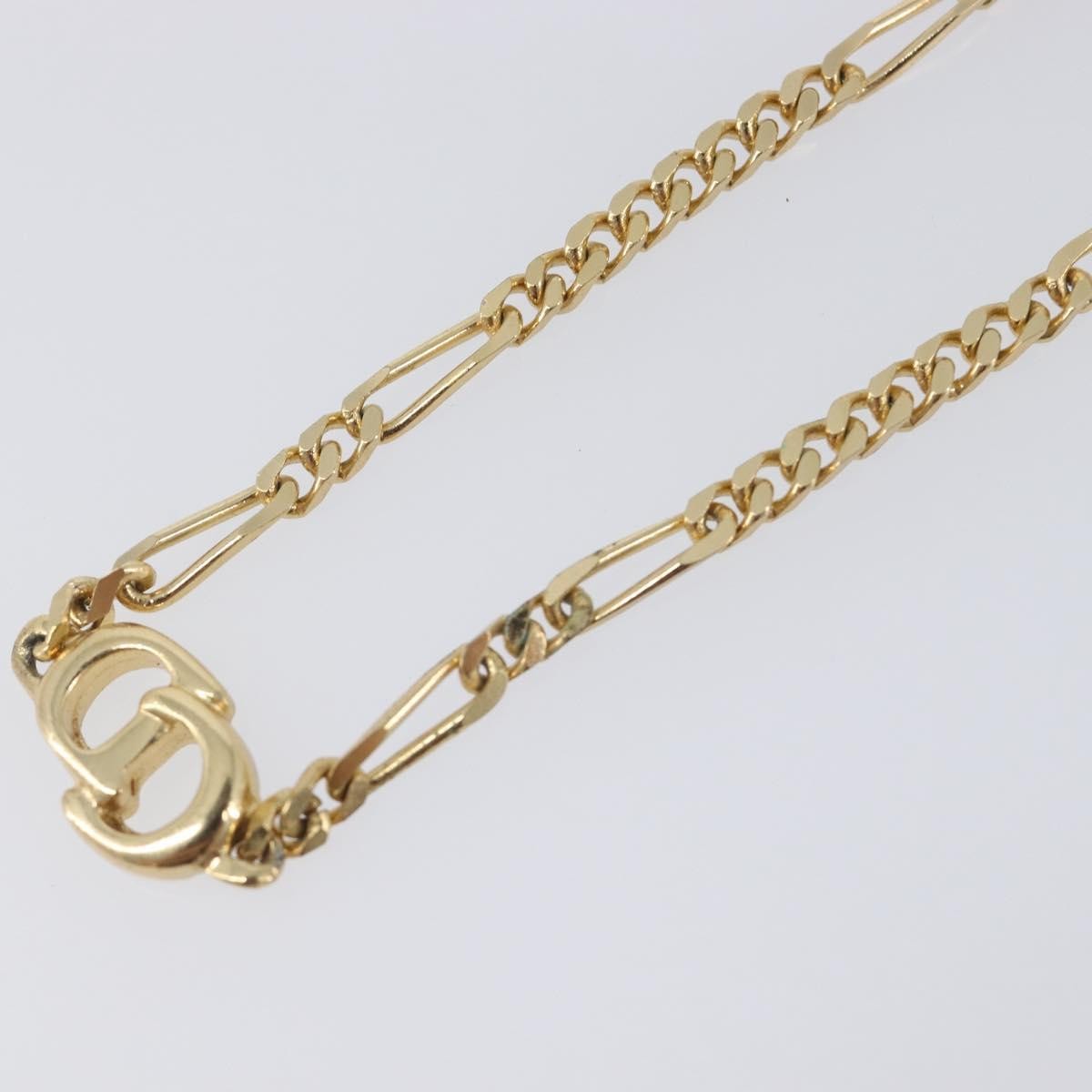Christian Dior Vintage logo Metal, Gold, Metal, Bracelet