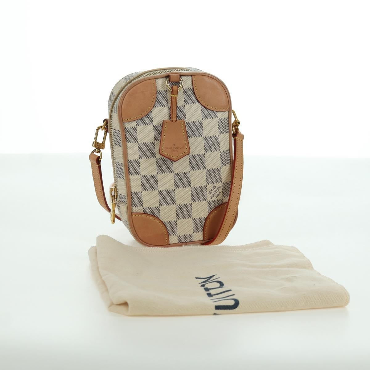 Louis Vuitton NeoKapi Handag Damier Ebene, Beige, Canvas, Clutch