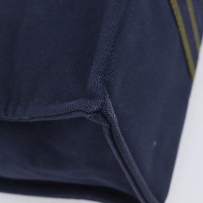 Hermes Fourre Tout Toile, Navy, Canvas, Tote Bag
