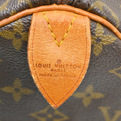Louis Vuitton Speedy Monogram Canvas, Brown, Canvas, Handbag