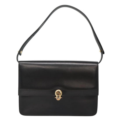 Christian Dior Shoulder Leather, Black, Leather, Shoulder Bag