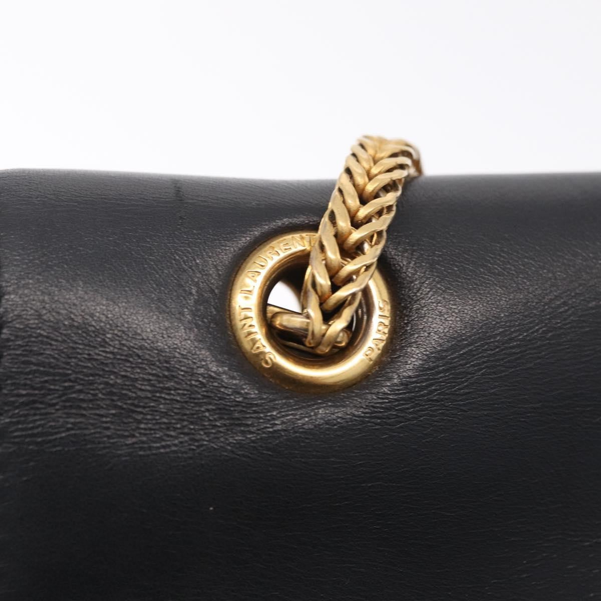 Saint Laurent Betty Leather, Black, Leather, Handbag