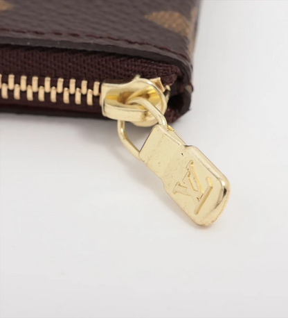 Louis Vuitton Pochette Clés Monogram Canvas, BROWN, CANVAS, Charms and Keychains