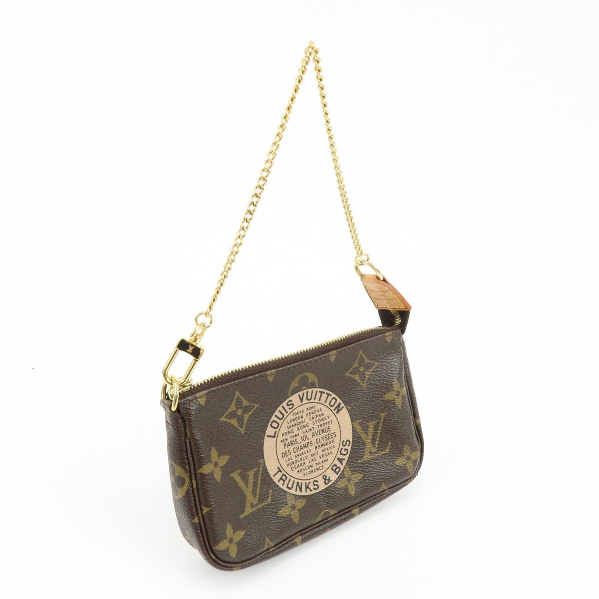 Louis Vuitton Pochette Accessoires Limited Edition Monogram Canvas, Brown, Canvas, Clutch