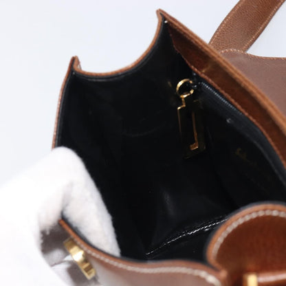 Salvatore Ferragamo Shoulder Bag Leather, Brown, Leather, Shoulder Bag