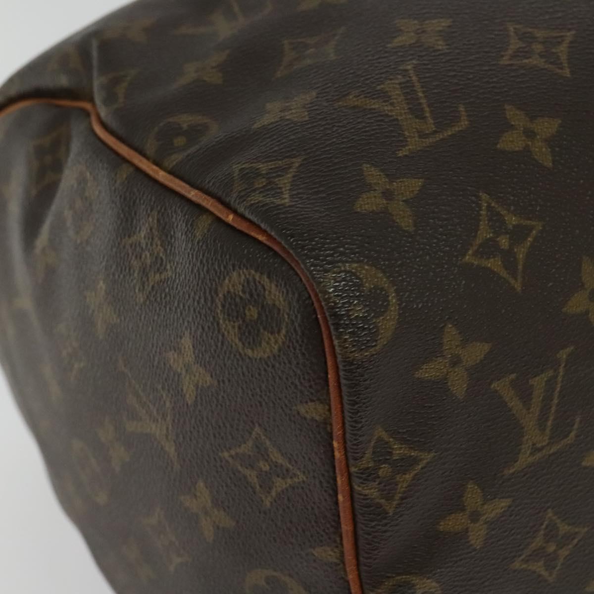 Louis Vuitton Speedy Handbag Monogram Canvas, BROWN, CANVAS, Handbag