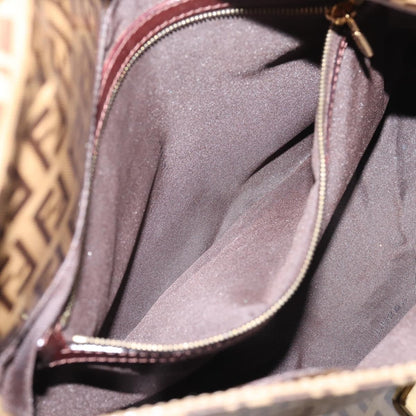 Fendi Baguette Patent Leather, Beige, Patent Leather, Handbag