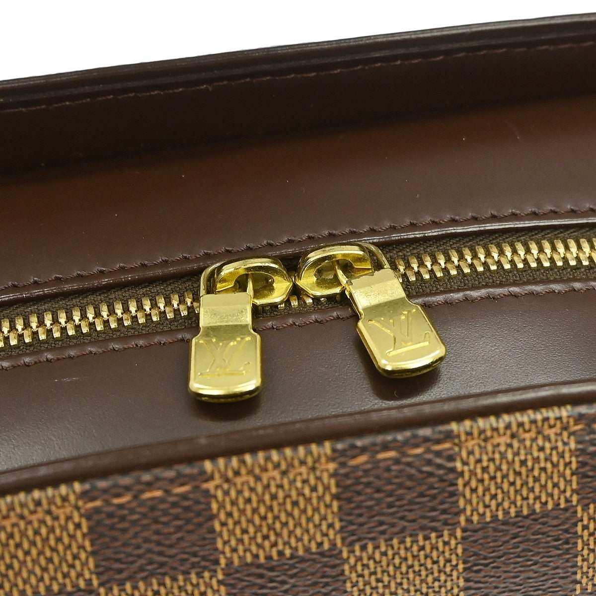 Louis Vuitton Sarria Damier, Brown, Canvas, Handbag