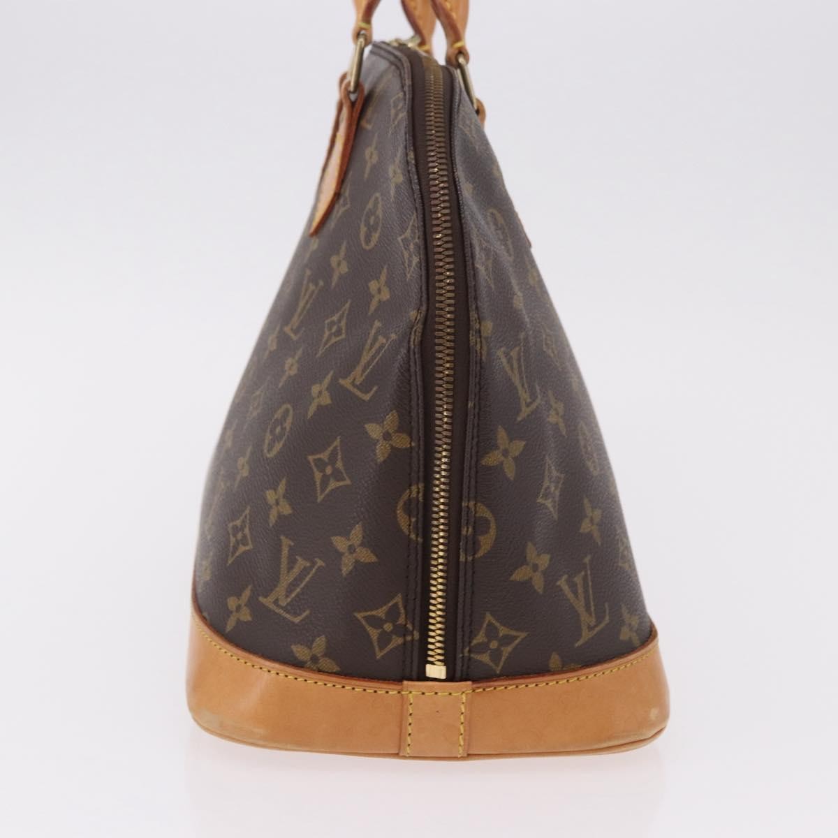 Louis Vuitton Vintage Alma Monogram Canvas, Brown, Canvas, Handbag