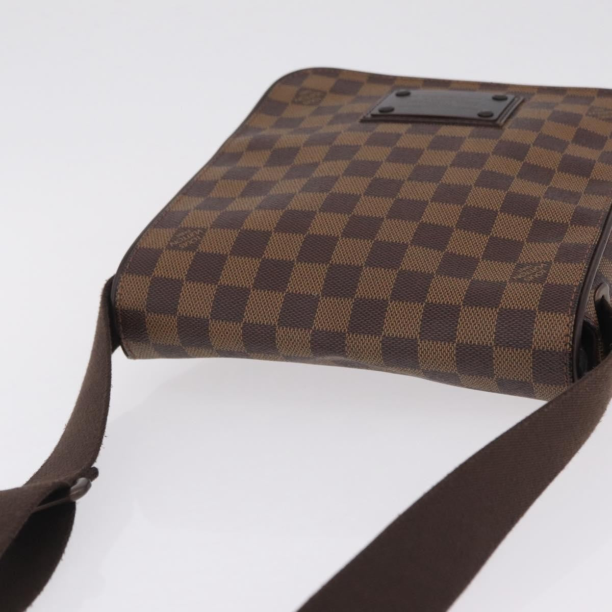 Louis Vuitton Brooklyn Damier, Brown, Canvas, Shoulder Bag
