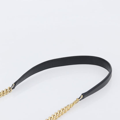 Burberry Lola Wallet on Chain Quilted Leather, Black, Leather, Crossbody Bag