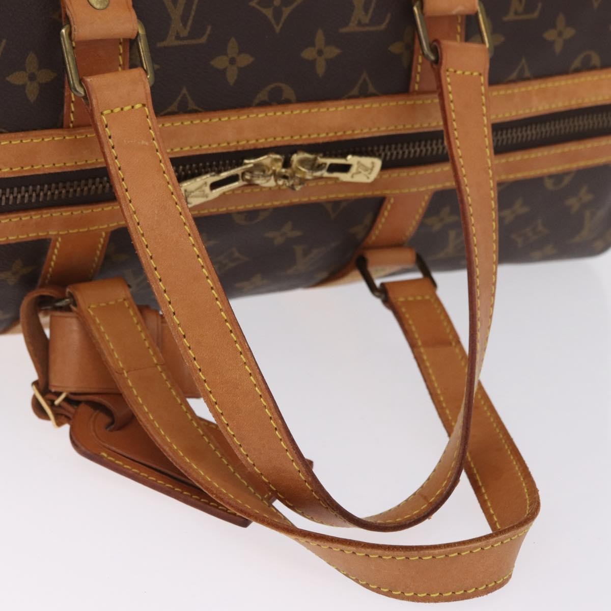 Louis Vuitton Sac Souple Monogram Canvas, Brown, Canvas, Handbag