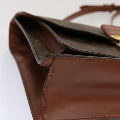 Louis Vuitton Monceau Handbag Monogram Canvas, BROWN, CANVAS, Handbag