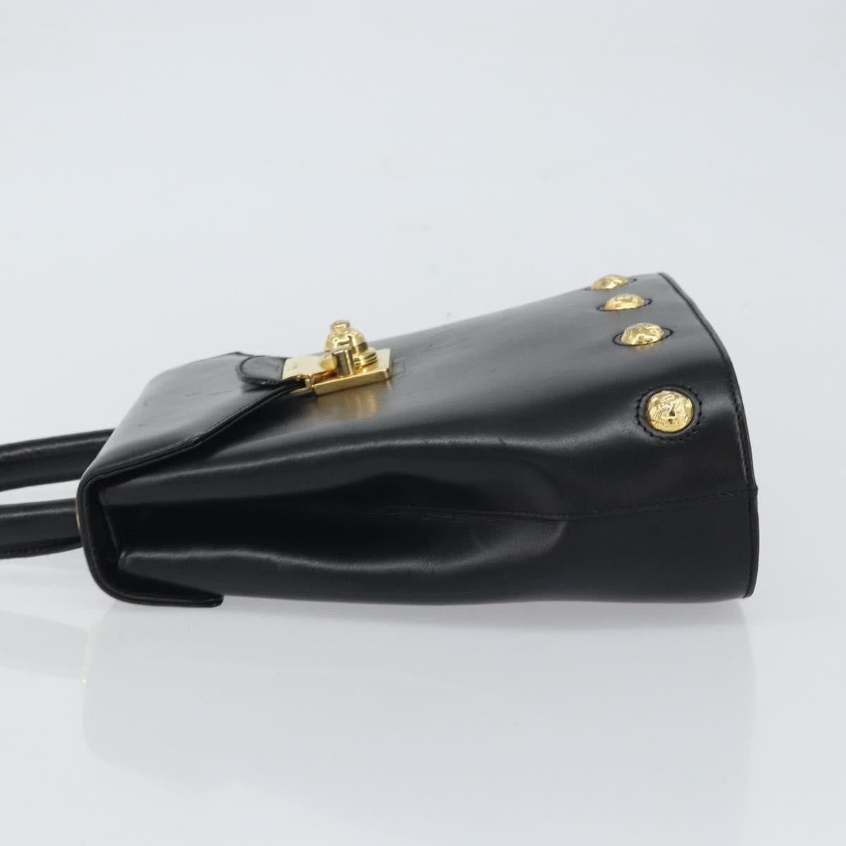 Salvatore Ferragamo Vintage Leather, Black, Leather, Handbag
