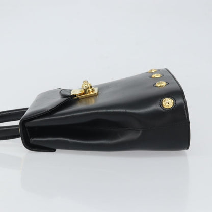 Salvatore Ferragamo Vintage Leather, Black, Leather, Handbag