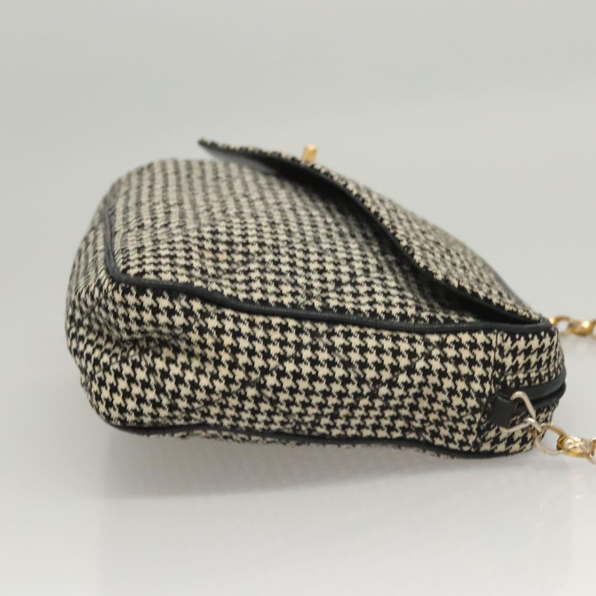 Chanel Vintage Front Pocket Camera Canvas, White, Canvas, Shoulder Bag