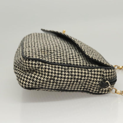 Chanel Vintage Front Pocket Camera Canvas, White, Canvas, Shoulder Bag
