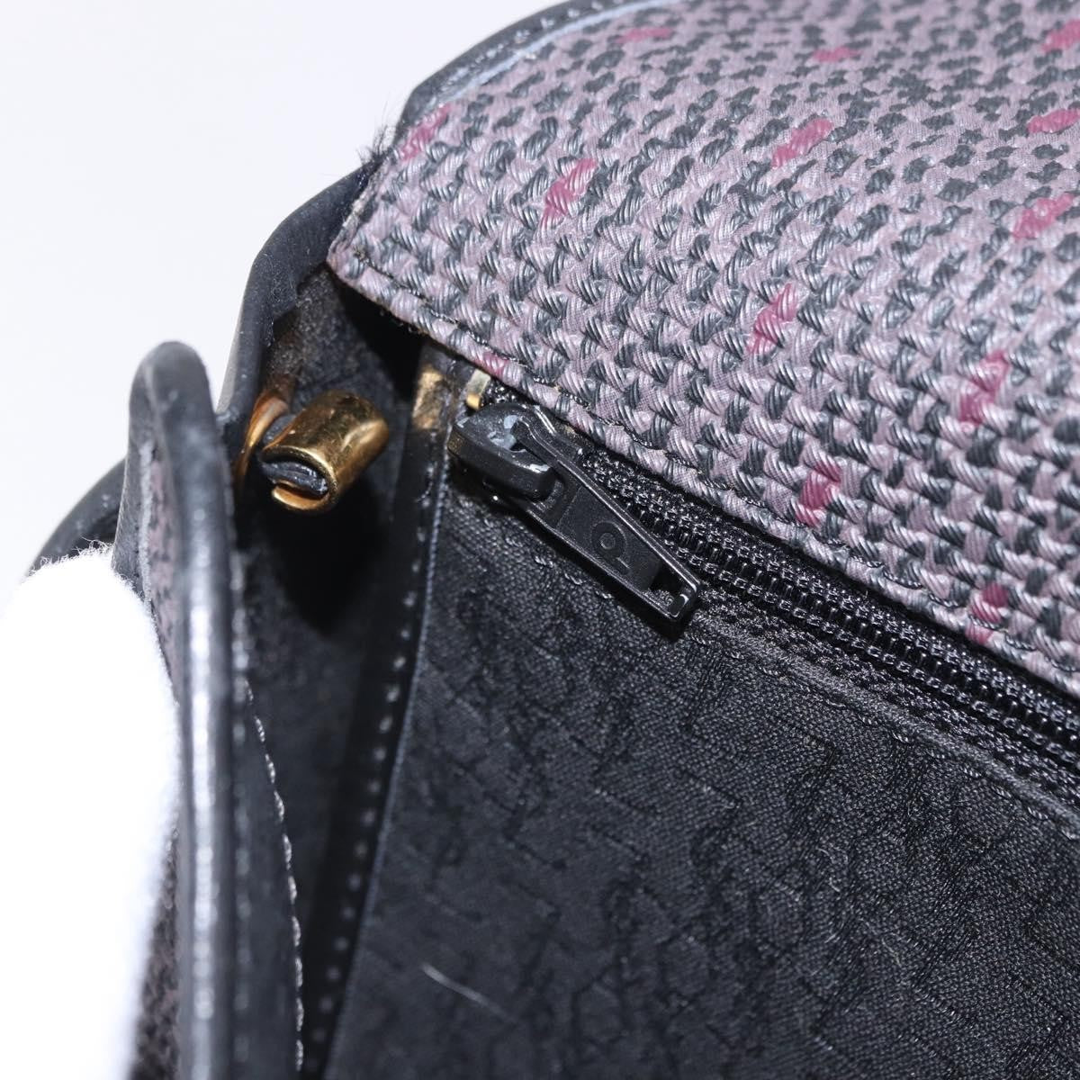Saint Laurent Vintage Canvas, Purple, Canvas, Shoulder Bag