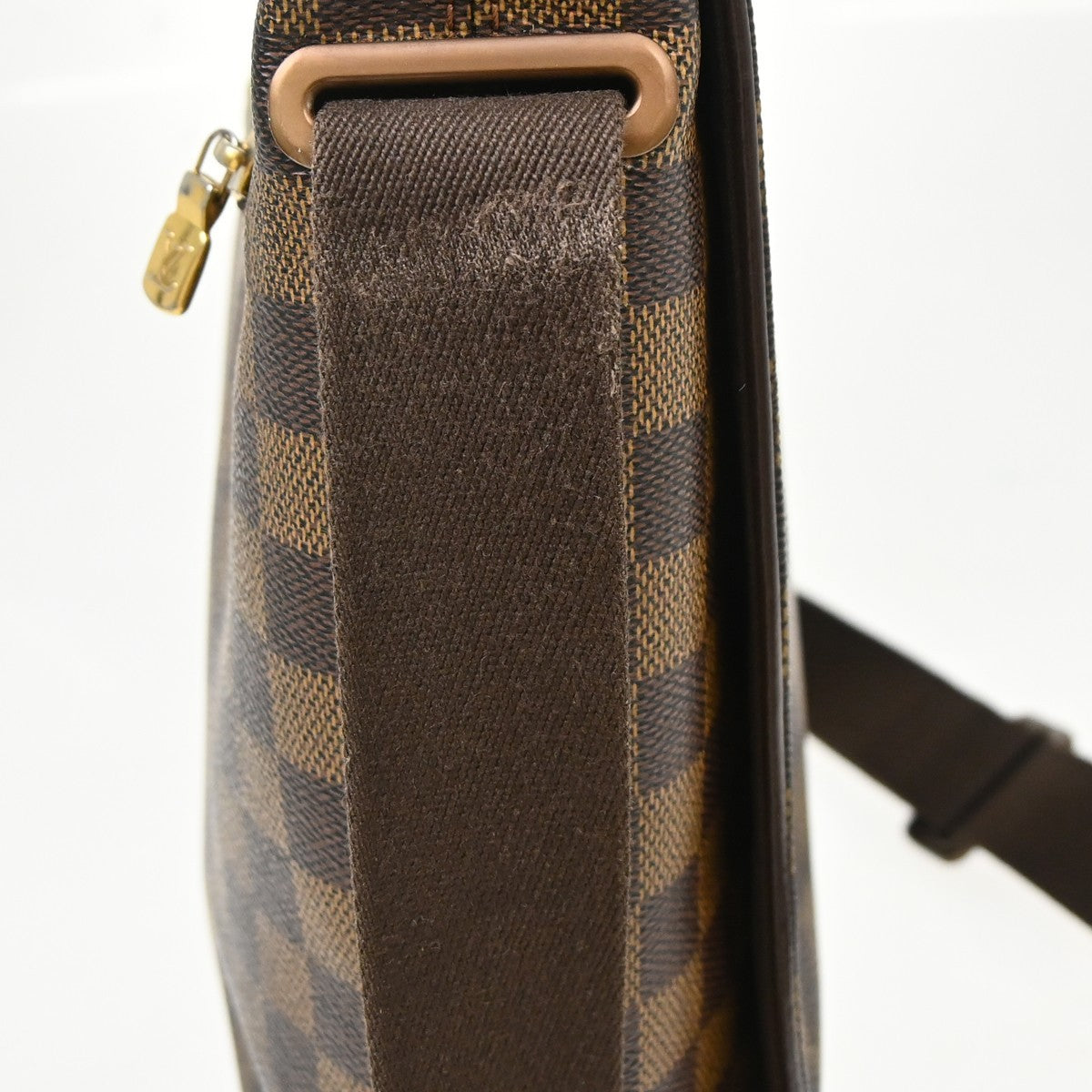 Louis Vuitton Brooklyn Damier Ebene, Brown, Canvas, Shoulder Bag