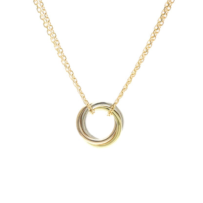 Cartier Trinity Choker 18K Tricolor Gold, Gold, Gold, Necklace