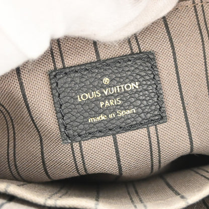 Louis Vuitton Sorbonne Monogram Empreinte, Black, Leather, Backpack