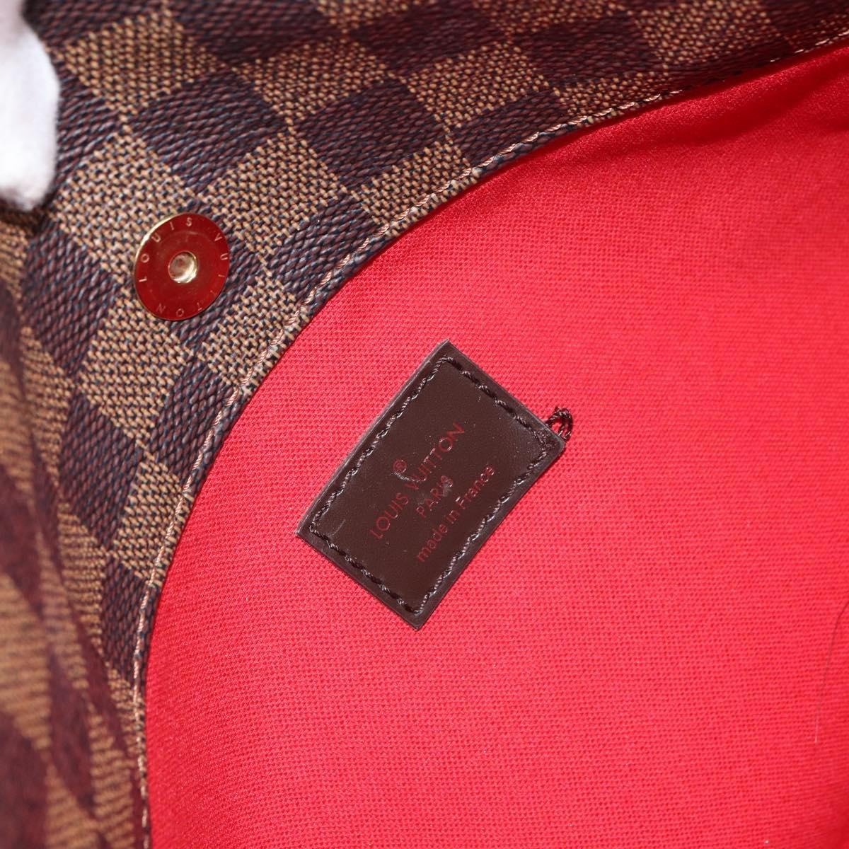 Louis Vuitton Bloomsbury Damier, Brown, Canvas, Handbag