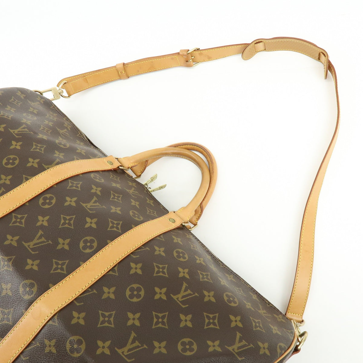 Louis Vuitton Keepall Bandouliere Monogram Canvas, Brown, Canvas, Travel Bag