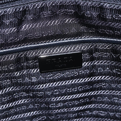 Prada Convertible Zip Tessuto, Turquoise, Nylon, Tote Bag
