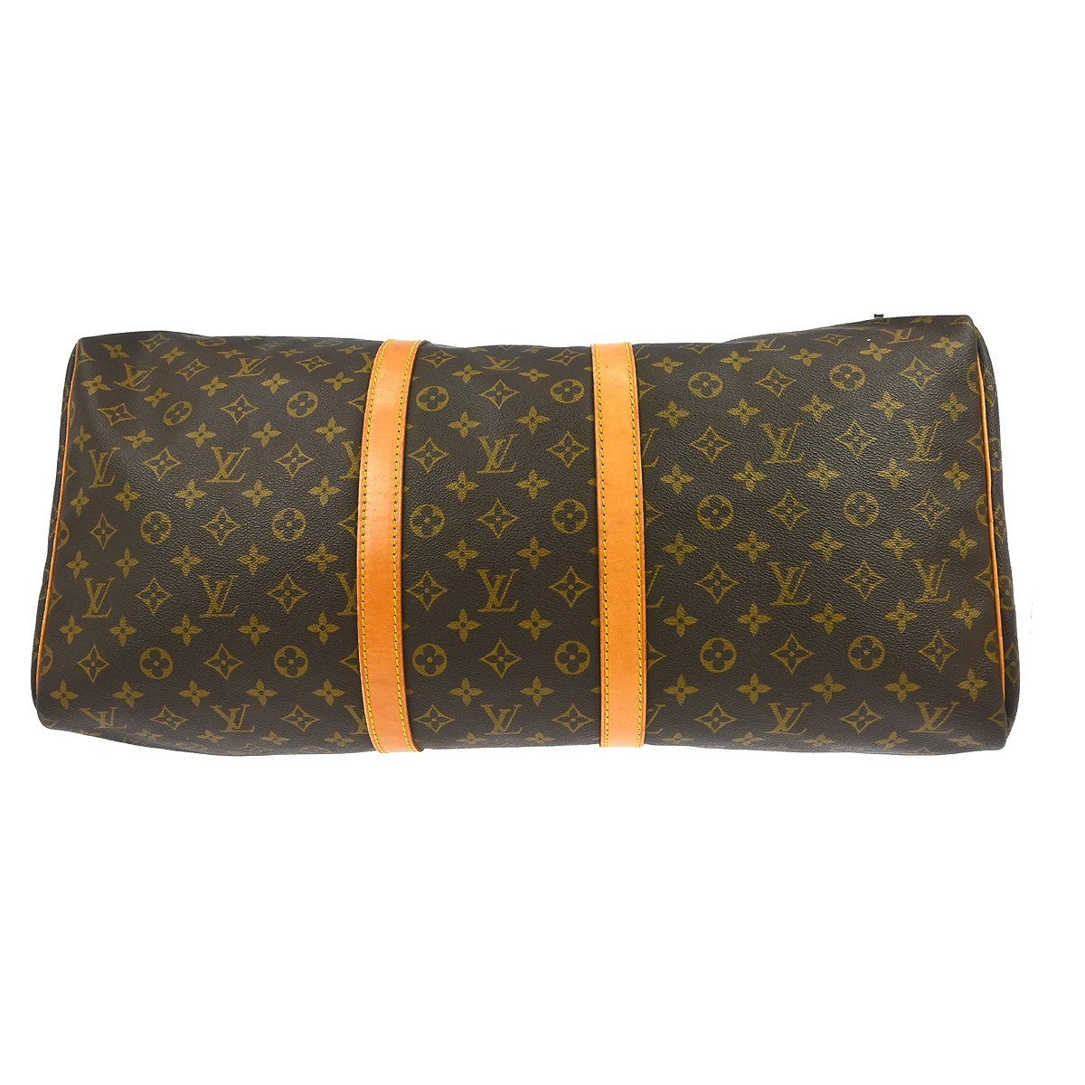 Louis Vuitton Keepall Monogram, Brown, Canvas, Travel Bag
