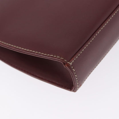 Cartier Must de Cartier Clutch Leather, Burgundy, Leather, Clutch