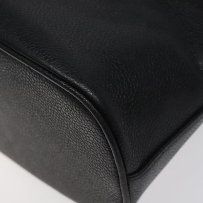 Chanel Vintage CC Dome Caviar, Black, Calfskin, Handbag