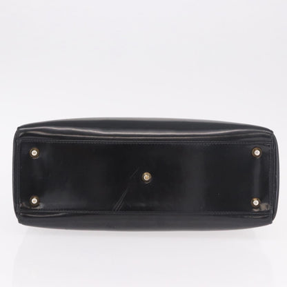 Christian Dior Vintage Lady Dior Patent, Black, Patent Leather, Handbag