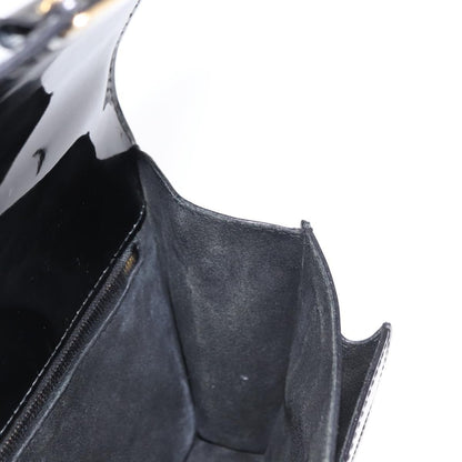 Louis Vuitton Monceau Vernis, Black, Patent Leather, Handbag