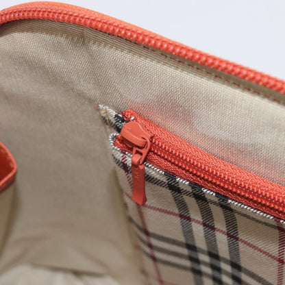 Burberry Handbag Leather, Orange, Leather, Handbag