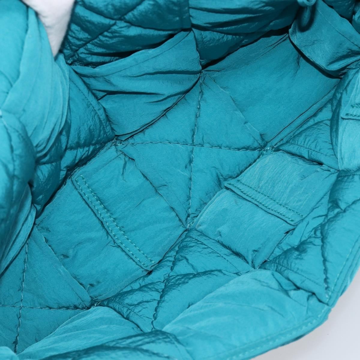 Bottega Veneta Padded Tech Cassette Intrecciato Nylon, Turquoise, Nylon, Crossbody Bag