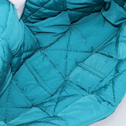 Bottega Veneta Padded Tech Cassette Intrecciato Nylon, Turquoise, Nylon, Crossbody Bag