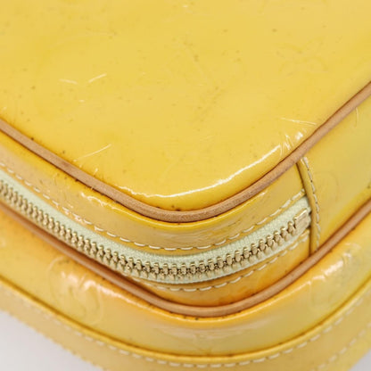 Louis Vuitton Wooster Monogram Vernis, Yellow, Patent Leather, Handbag