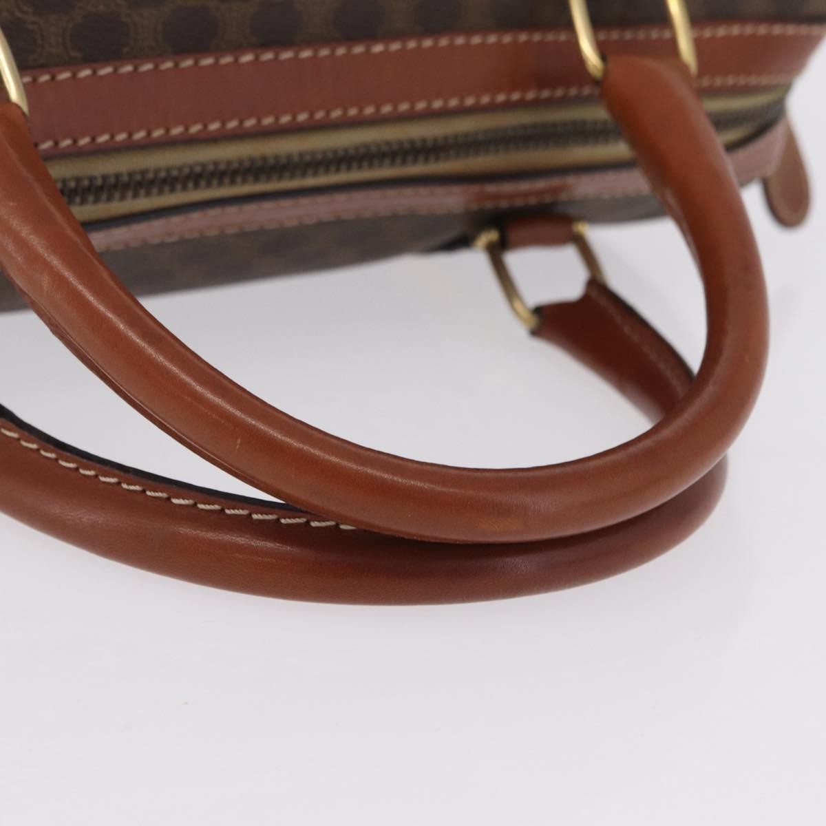 Celine Macadam Macadam with leather, Brown, Canvas, Tote Bag