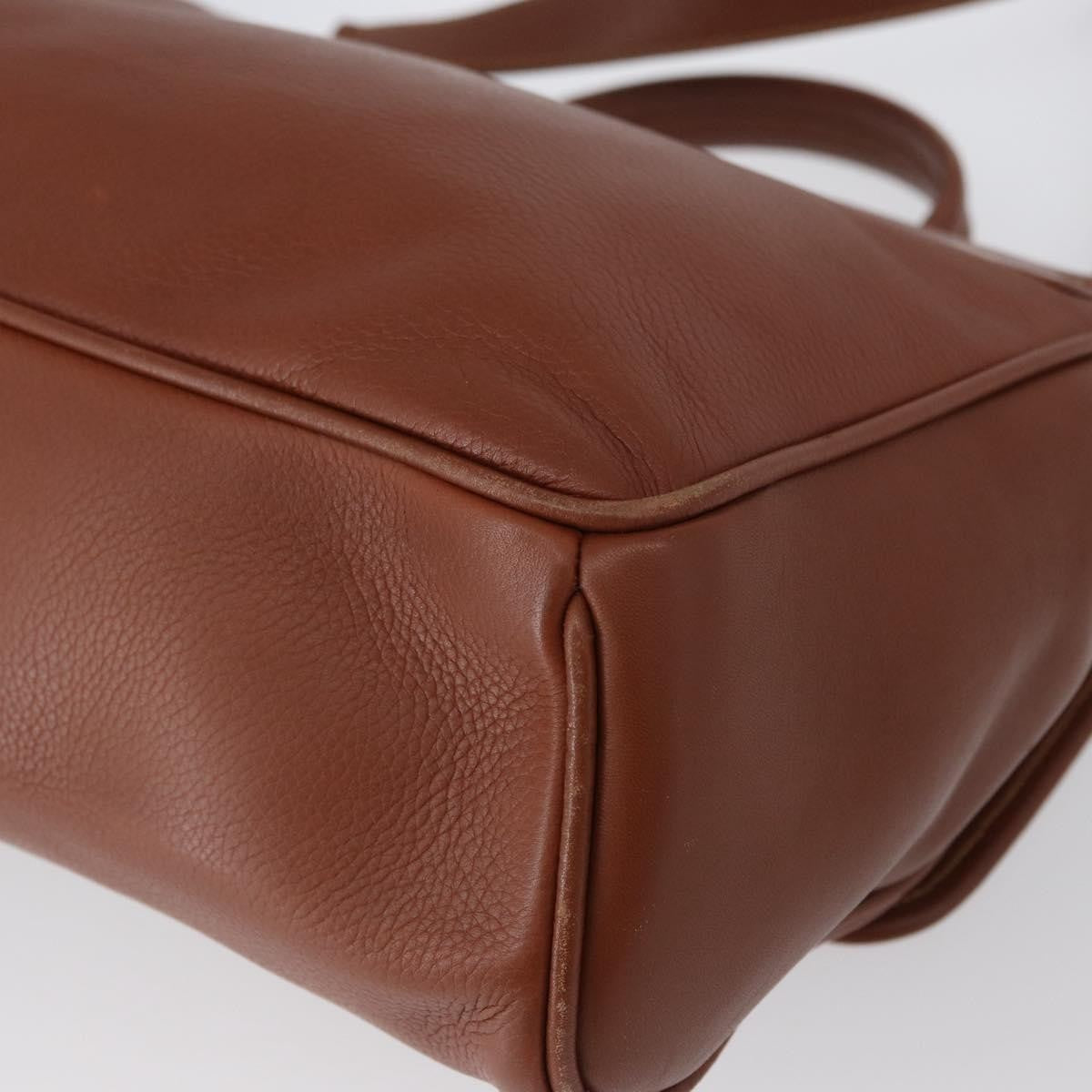 Gucci Vintage Leather, Brown, Leather, Handbag