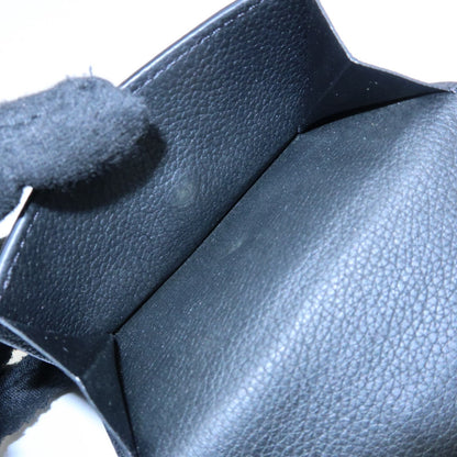 Louis Vuitton Lockmini Leather, Black, Leather, Wallet