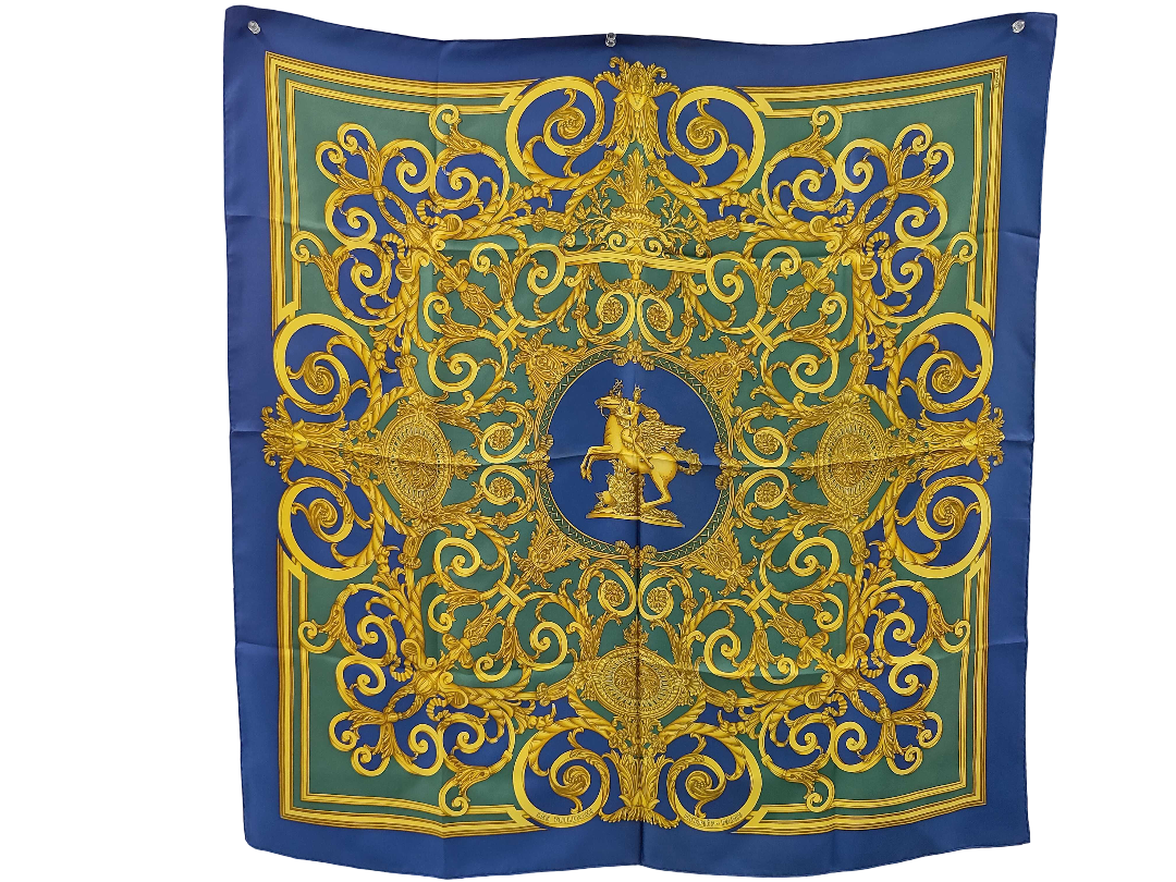 Hermes Carré 90 Silk multicolor, Multicolour, Silk, Scarf