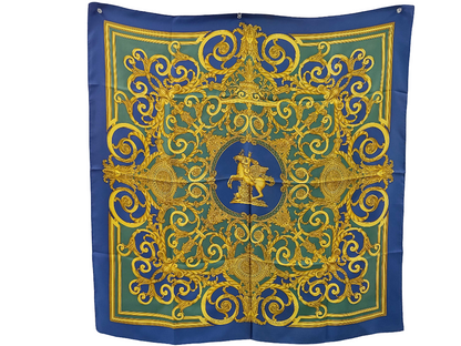 Hermes Carré 90 Silk multicolor, Multicolour, Silk, Scarf